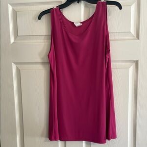 Sleeveless Magenta Top L